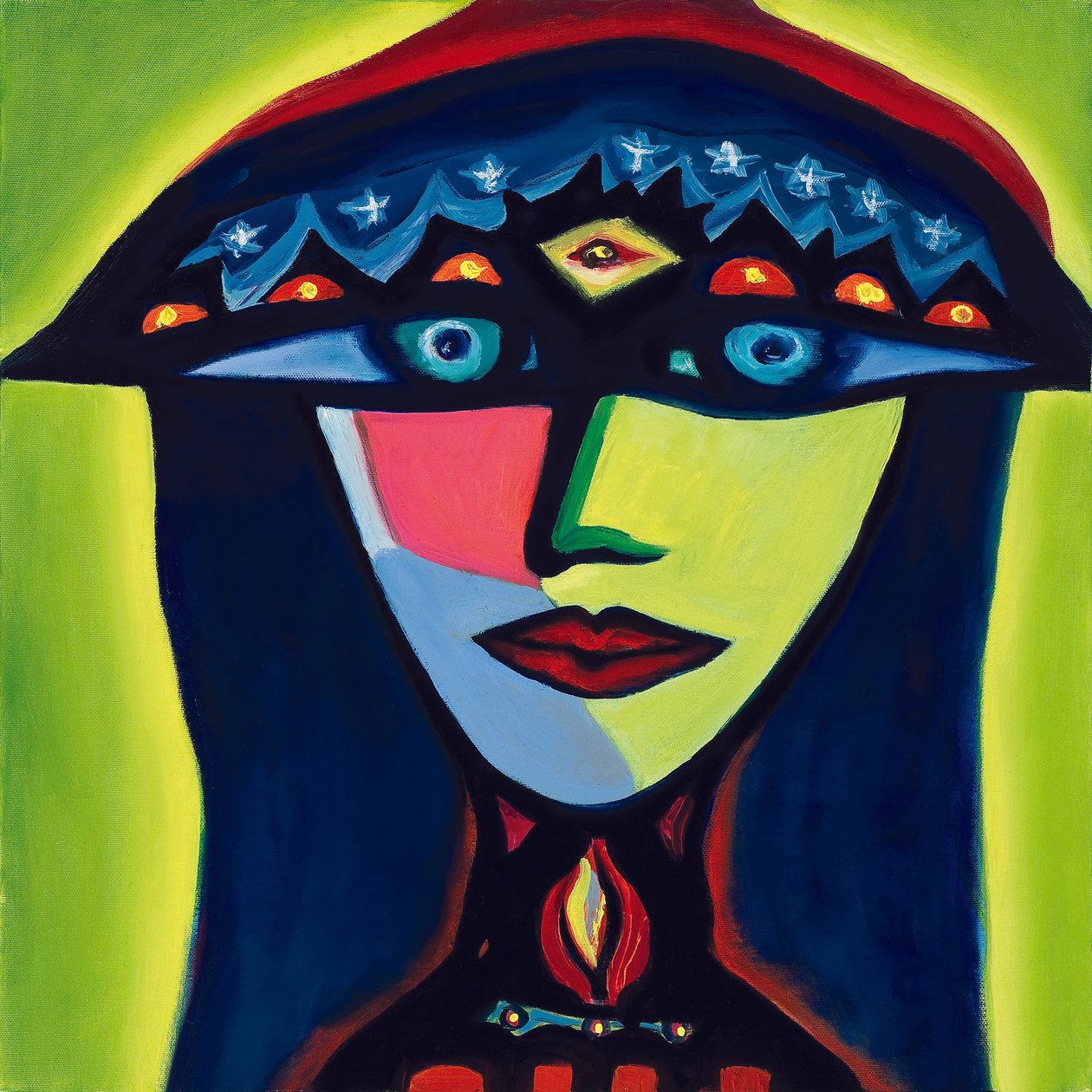 Isabella, Polská cikánka, 2007 (olej na plátně) od Carolyn Mary Kleefeld