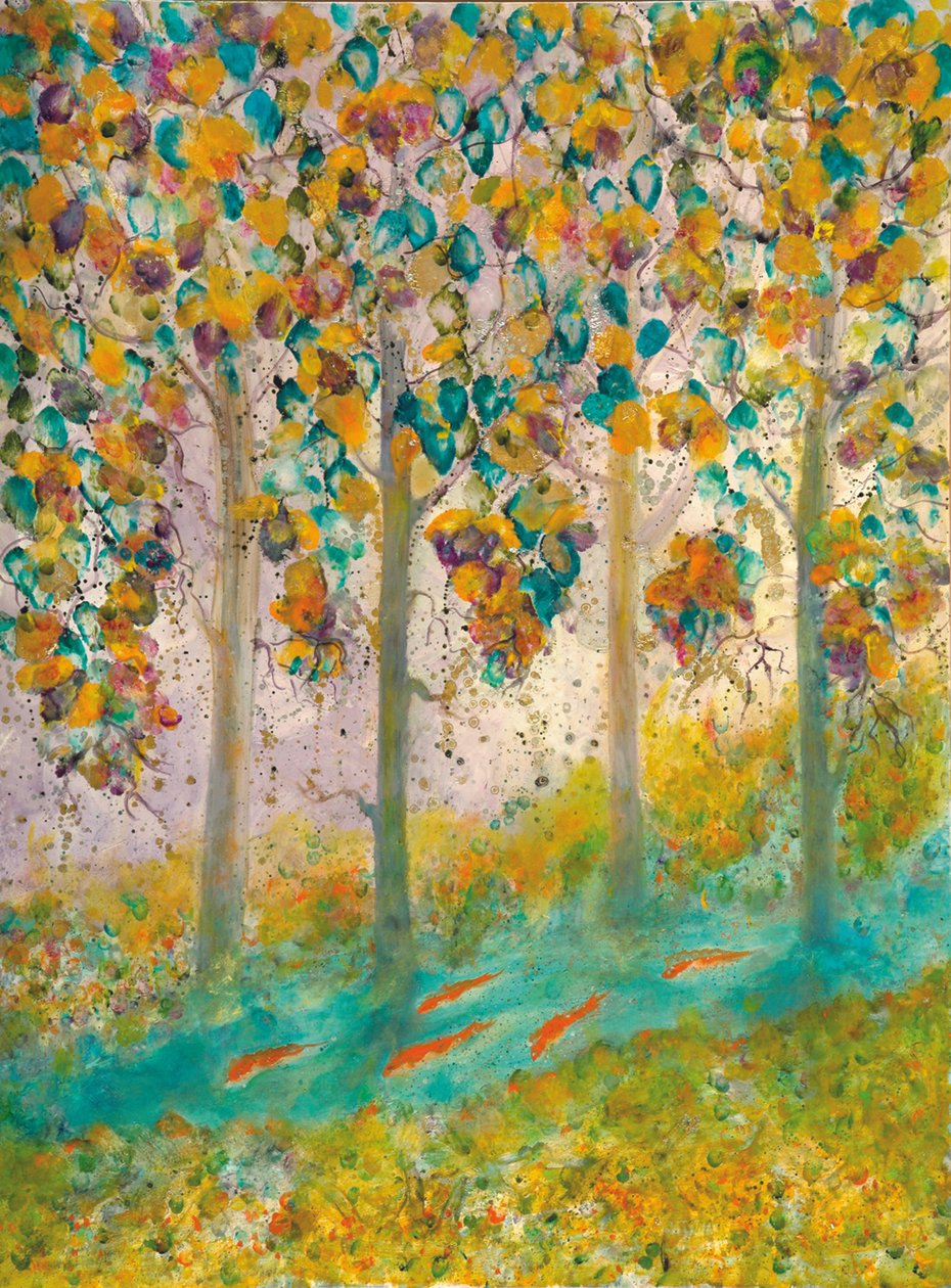 Strom Raku, 2000 (olej na plátně) od Carolyn Mary Kleefeld