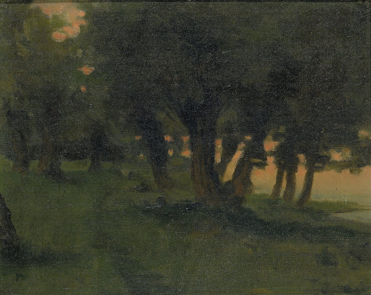 Na břehu Rýna, poblíž St. Germain v Mont d