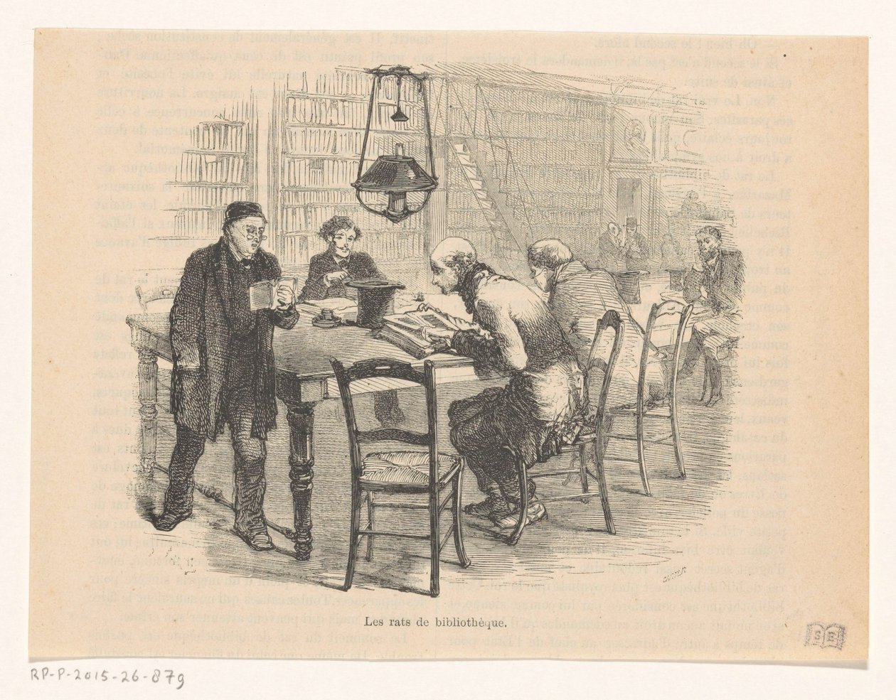 Čítárna knihovny Les rats de bibliothèque (název na objektu) od Carter