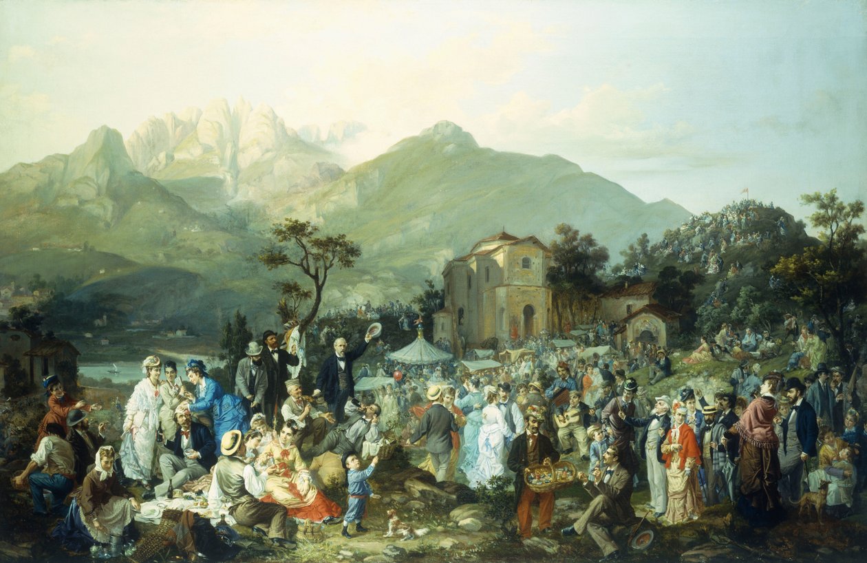 Vesnická slavnost od Casimiro Radice