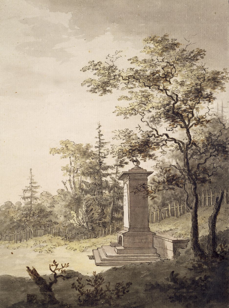 Emilias Kilde, 1797 (pero a inkoust a toaleta na papíře) od Caspar David Friedrich