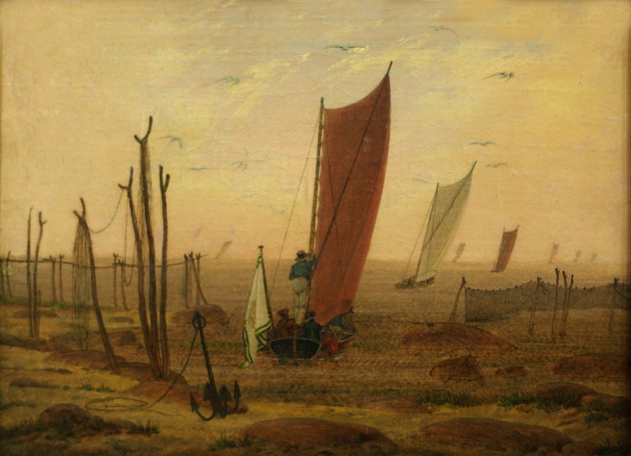 Zítra (vyplutí lodí) od Caspar David Friedrich