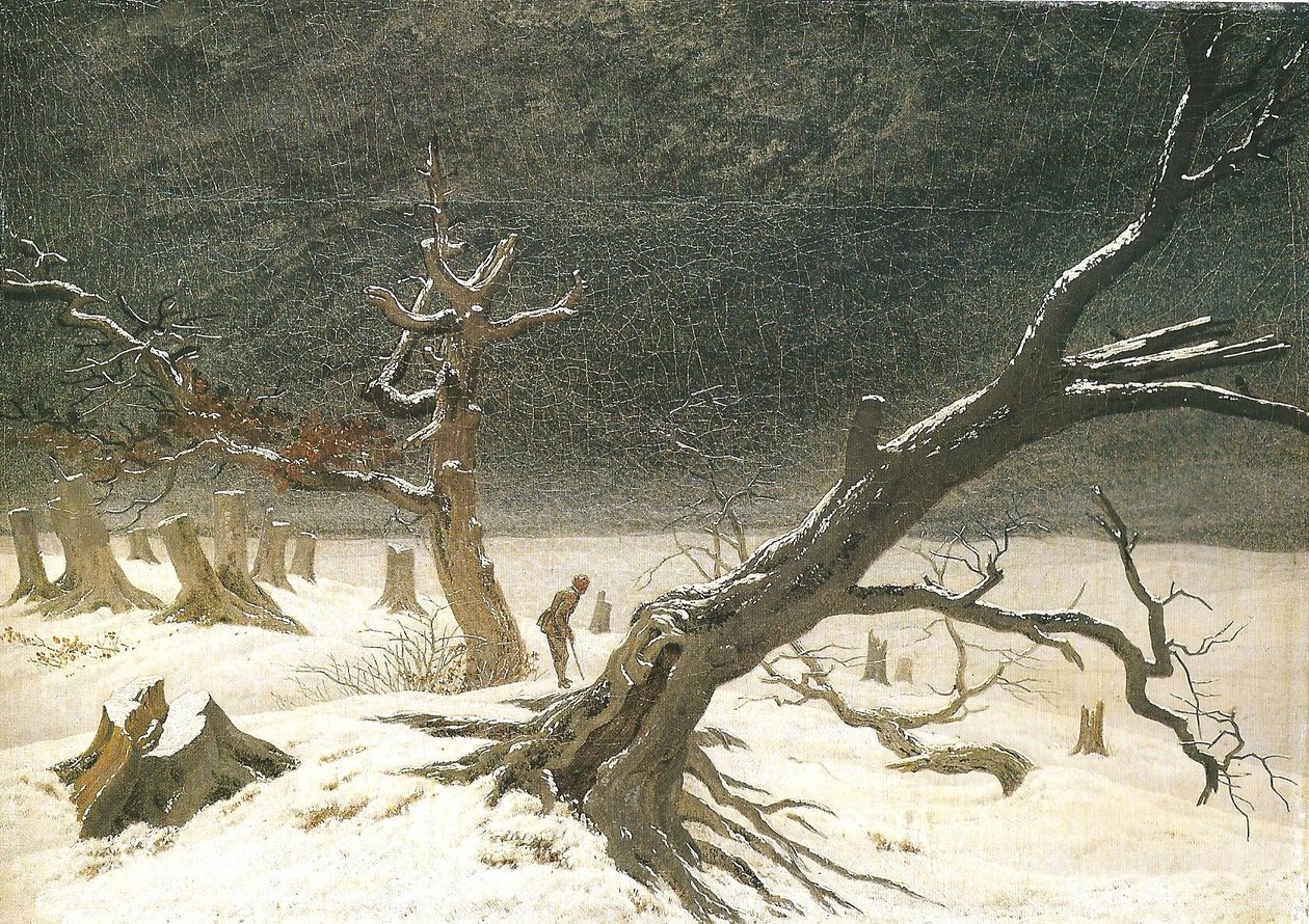 Zimní krajina I od Caspar David Friedrich