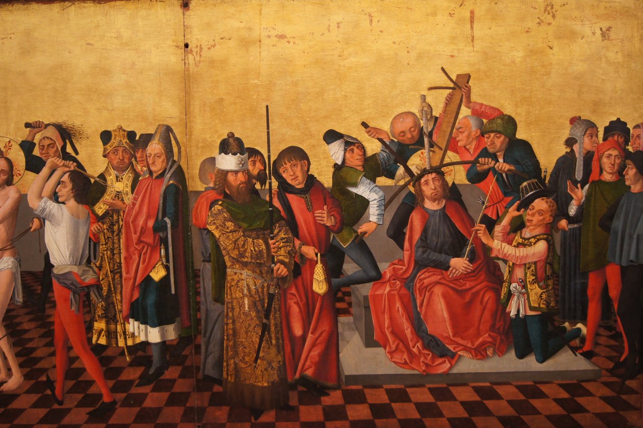 Colmar Altarpiece (Flagellation, Crowning with Thorn) od Caspar Isenmann