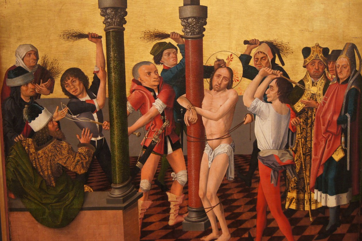 Oltář Colmar (bičování) od Caspar Isenmann