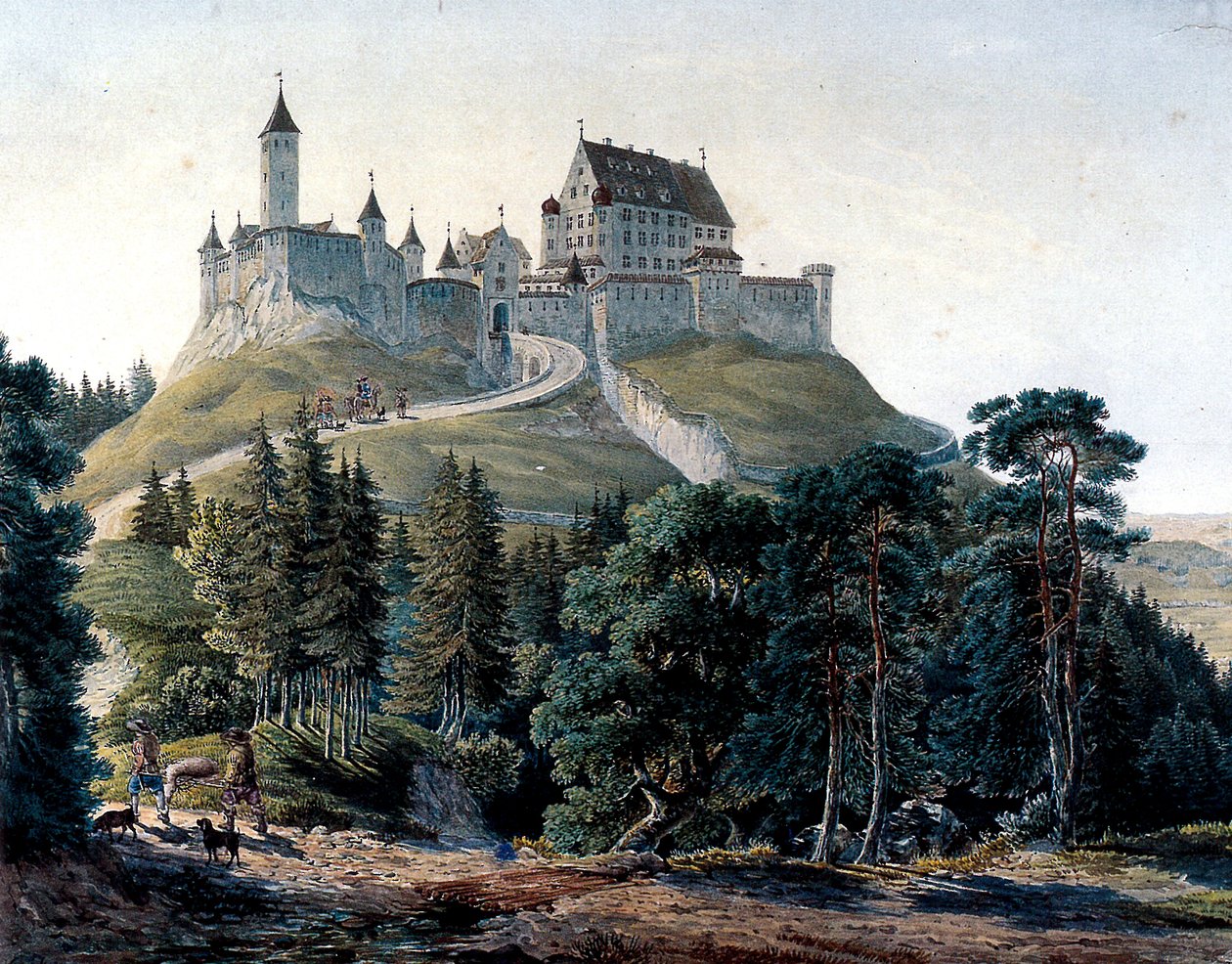 Starý hrad Trauchburg od Caspar Obach