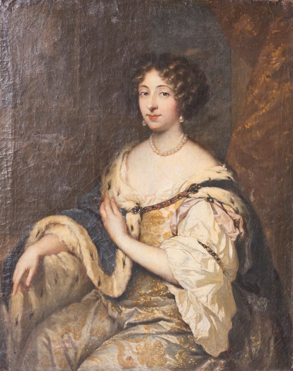 Portrét Marie Mancini Colonna od Caspar (attr. to) Netscher