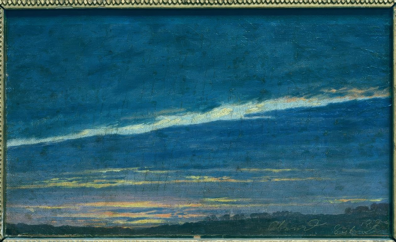 večer od Caspar David Friedrich