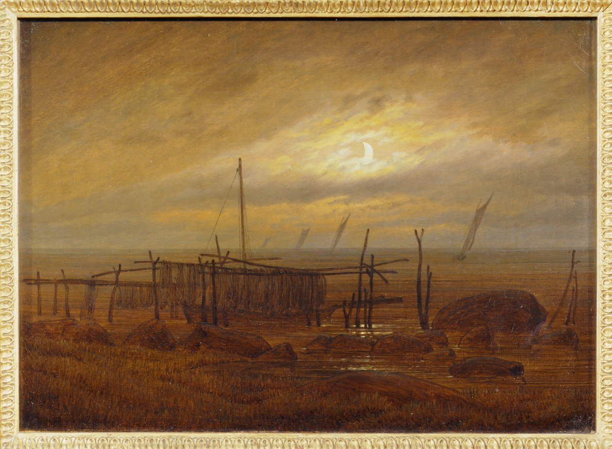Am Meeresstrand - Au bord de la mer ... od Caspar David Friedrich