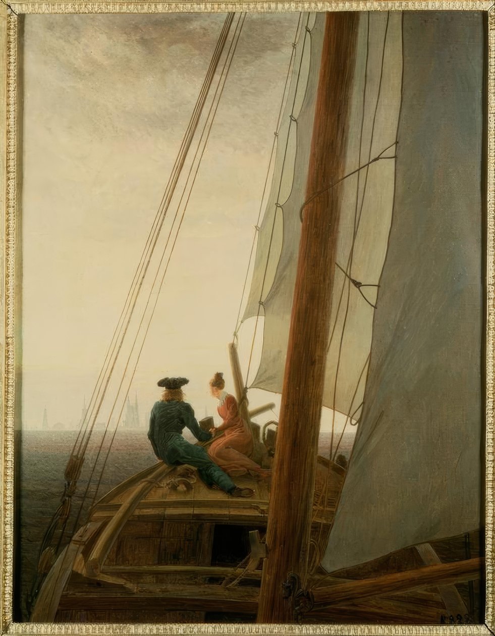 Na námořníku od Caspar David Friedrich