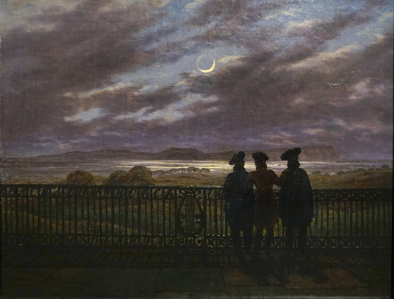 C.D.Friedrich Bratři A. a S. Turgeněvovi a V. Žukovskij 1827 od Caspar David Friedrich
