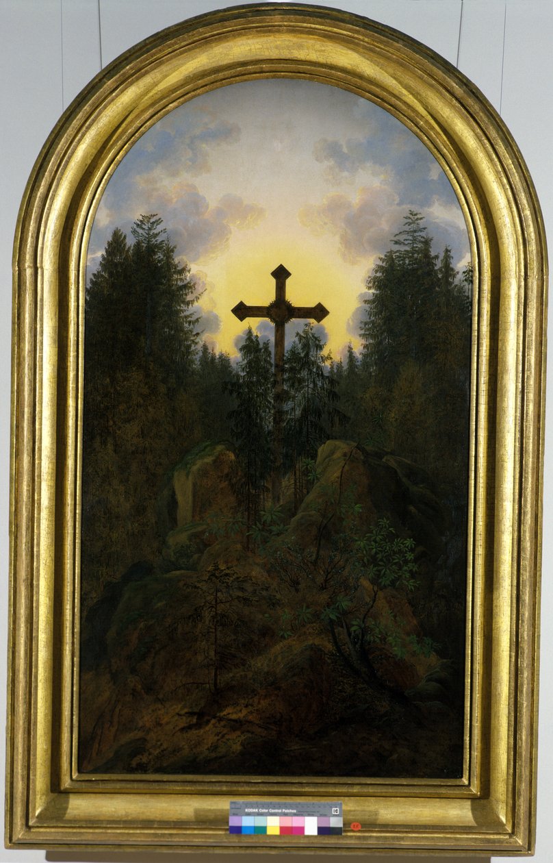 Kříž v horách, 1815-20 od Caspar David Friedrich