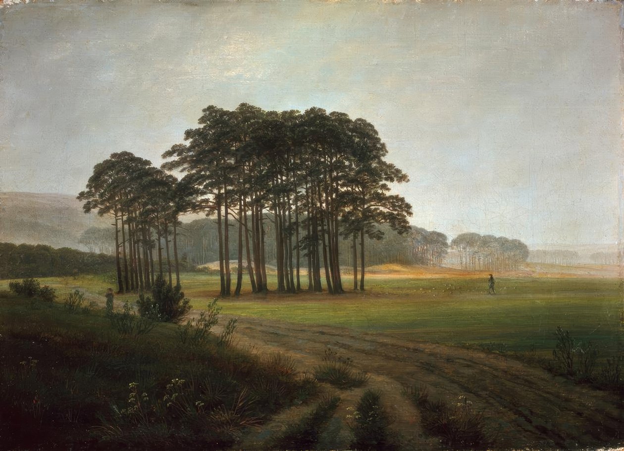 poledne od Caspar David Friedrich