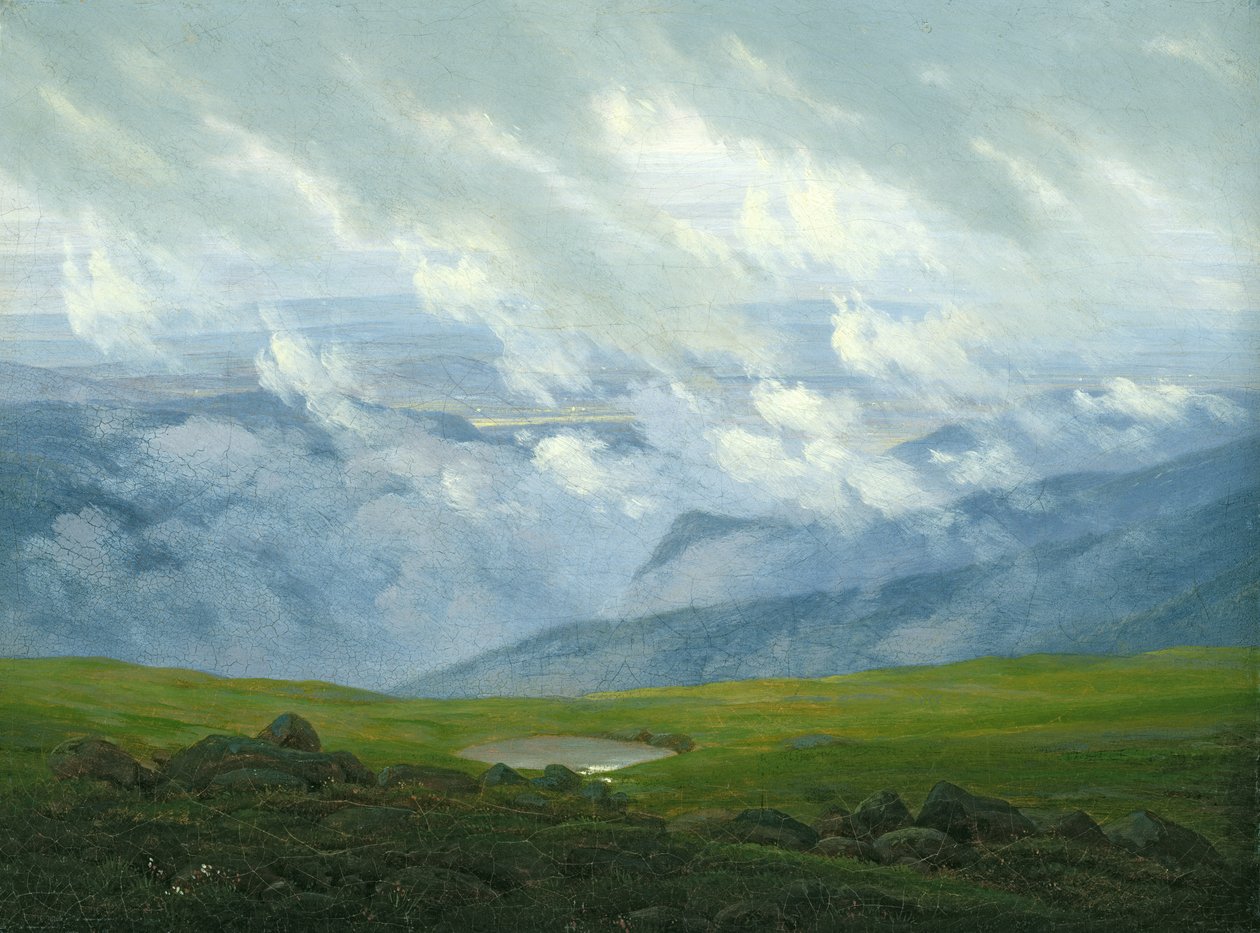 Plovoucí mraky od Caspar David Friedrich