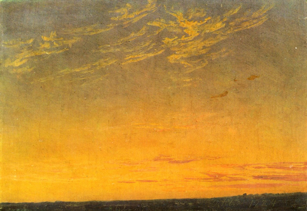 Večerní od Caspar David Friedrich