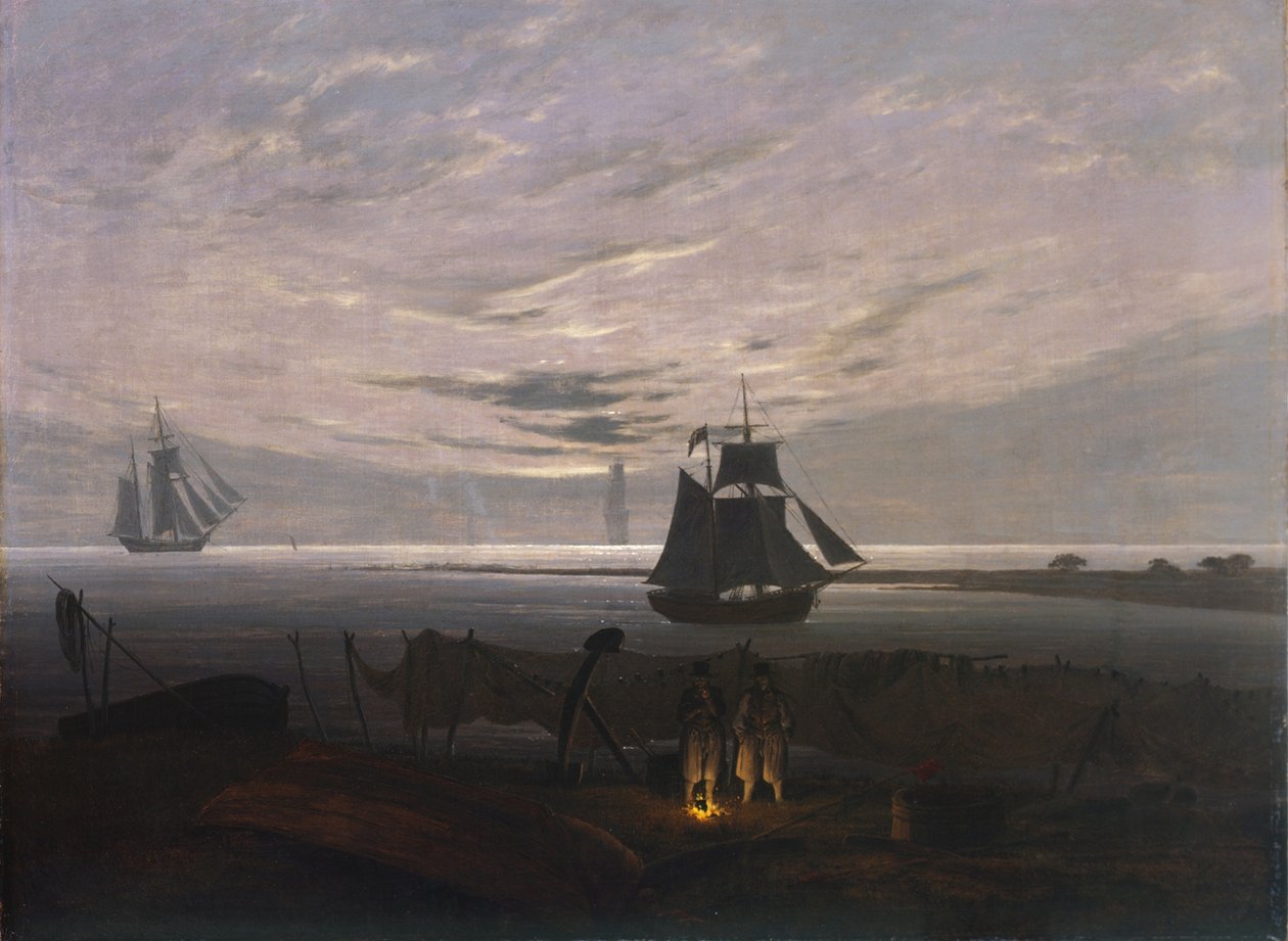 Večer u Baltského moře, 1831 od Caspar David Friedrich