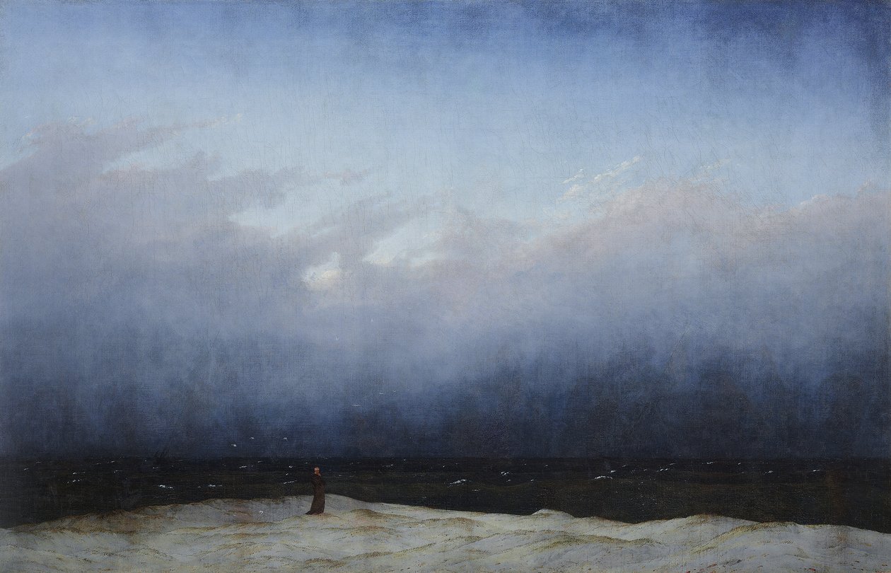 Německy: Der Mönch am Meer Mnich u moře od Caspar David Friedrich