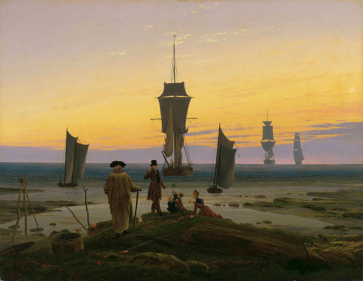 Německy: Die Lebensstufen Životní etapy od Caspar David Friedrich