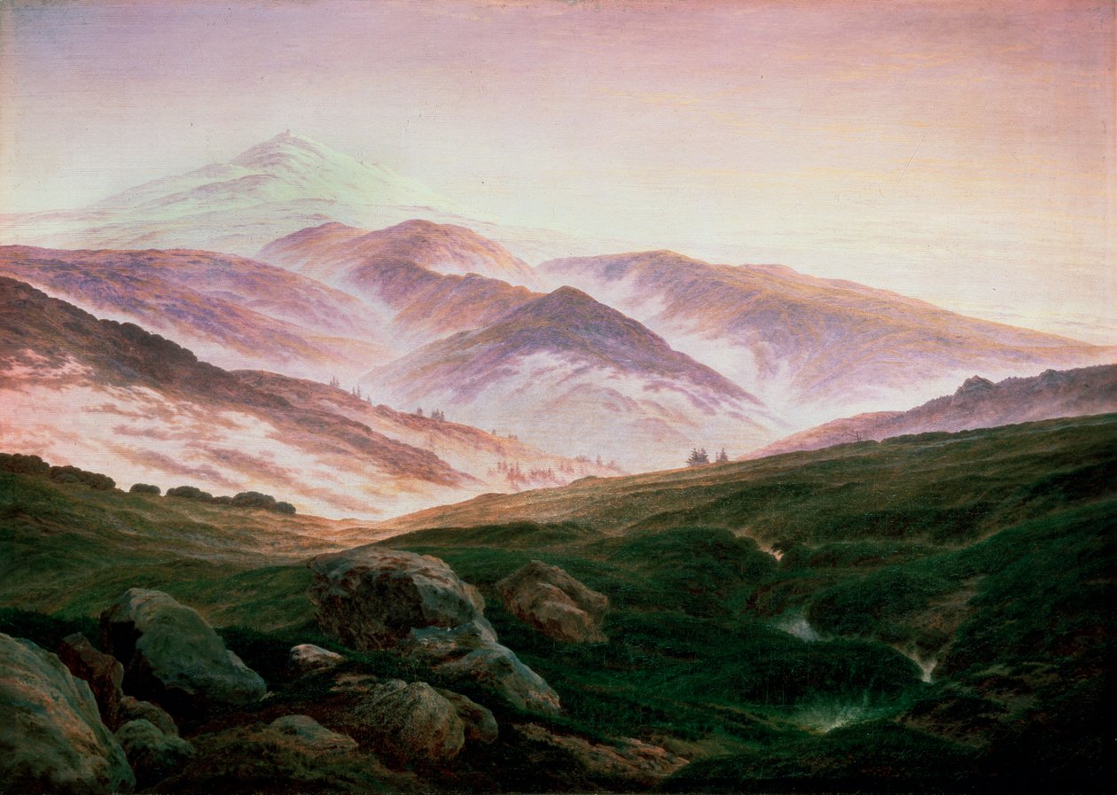 Vzpomínka na Riesengebirge, 1835. od Caspar David Friedrich