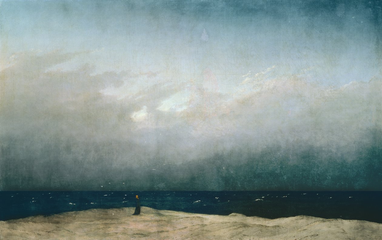 Mnich u moře od Caspar David Friedrich