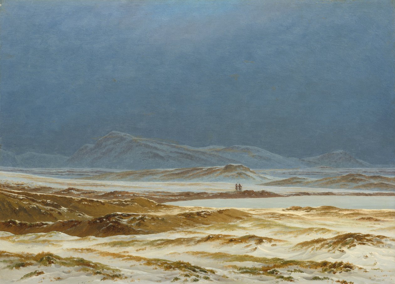 Severní krajina, jaro, kolem roku 1825 (olej na plátně) od Caspar David Friedrich
