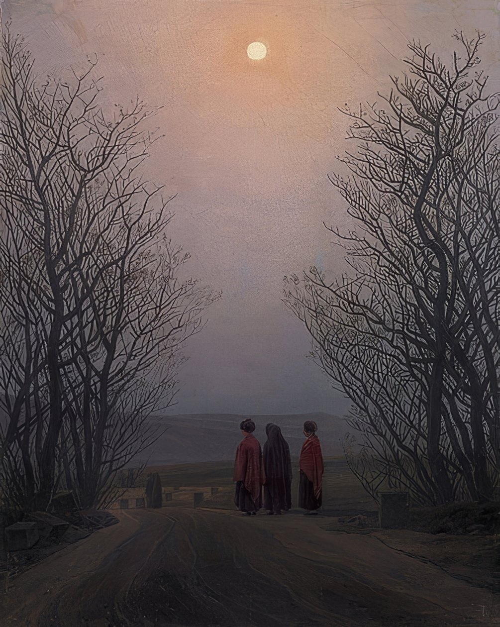 velikonoční ráno. Kolem 1828-35 od Caspar David Friedrich