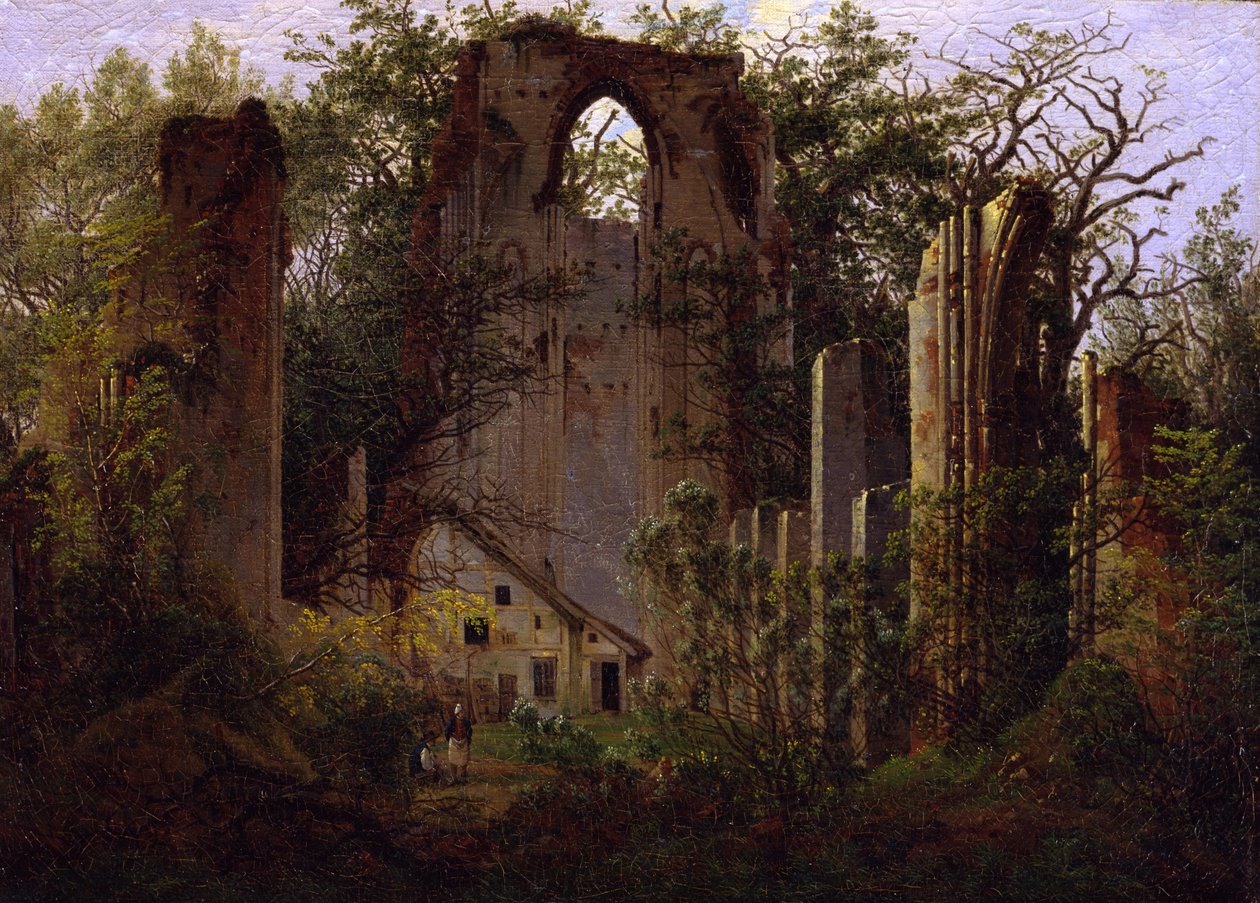 Zřícenina Eldena od Caspar David Friedrich