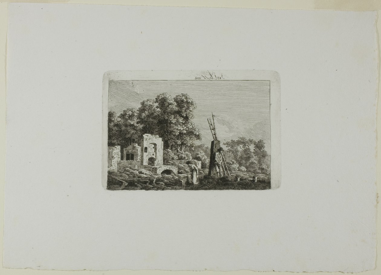 Místo požáru od Caspar David Friedrich
