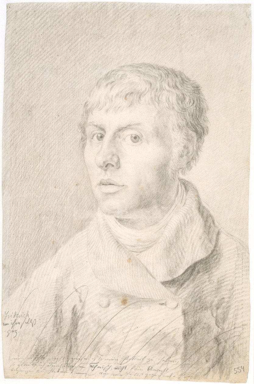 Autoportrét od Caspar David Friedrich