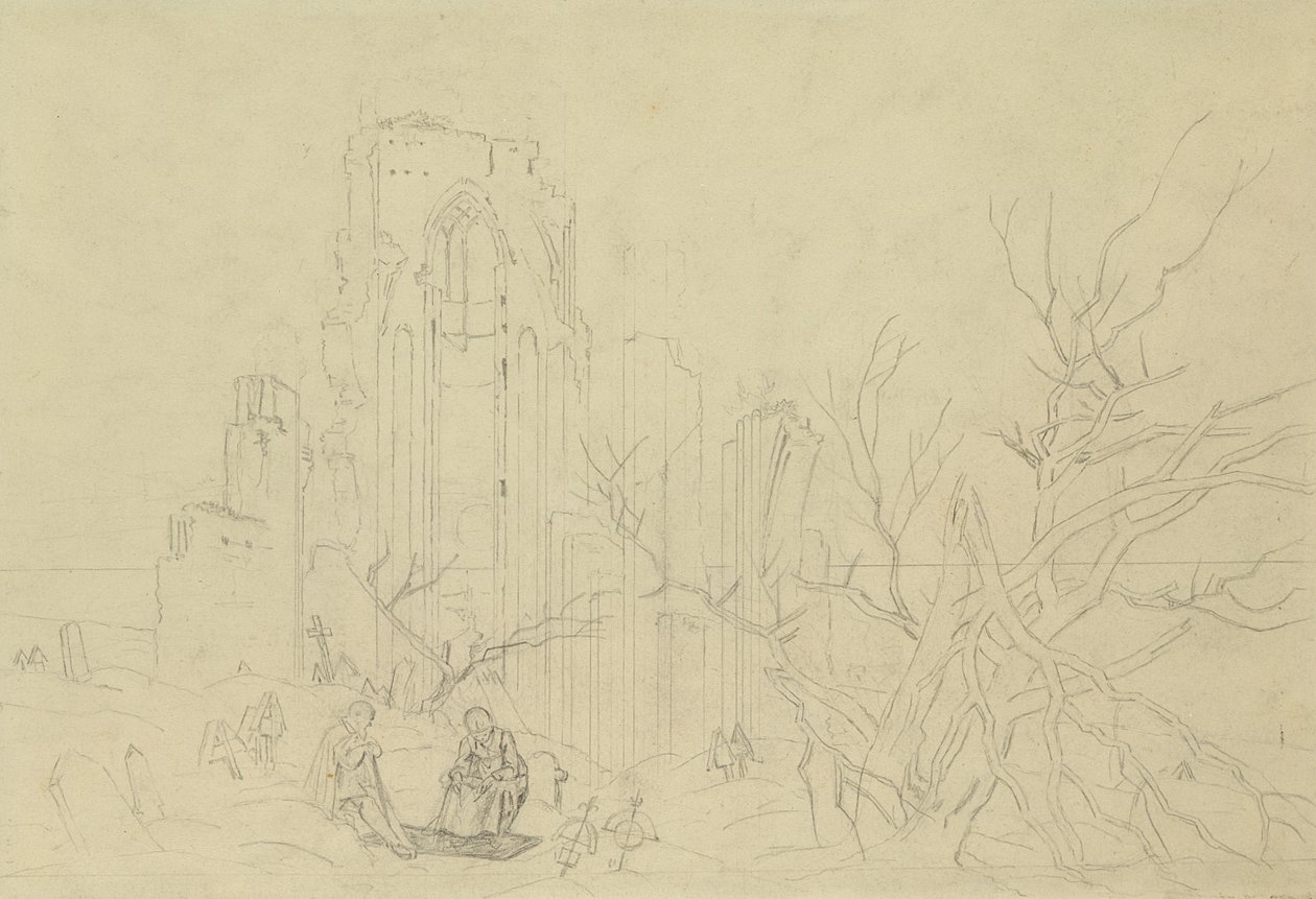 Studium na zimu, 1803 od Caspar David Friedrich