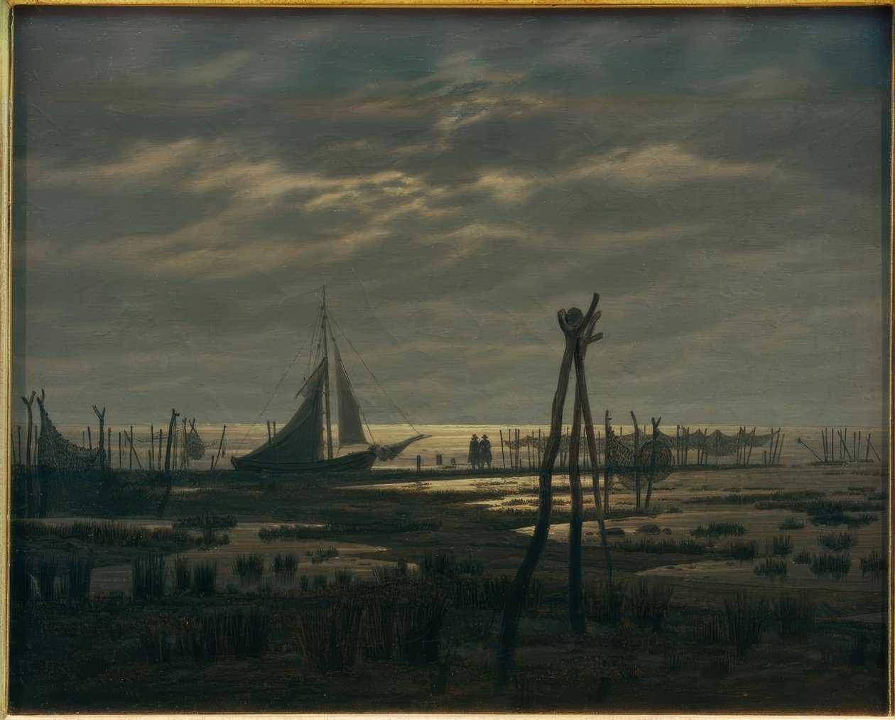 Sumpfiger Strand od Caspar David Friedrich