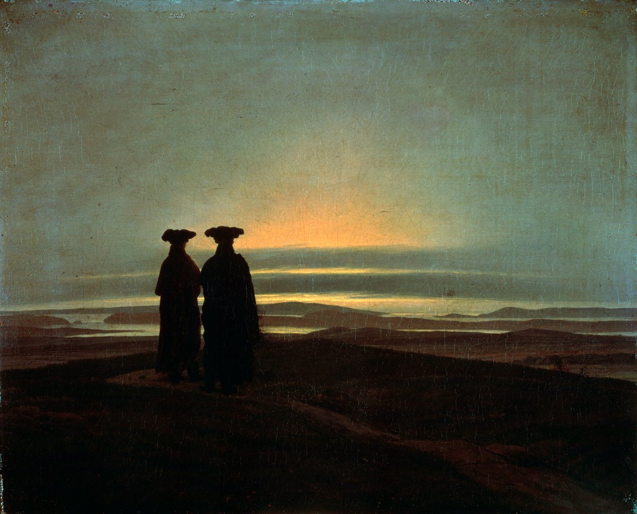 Sunset Brothers, mezi 1830 a 1835. od Caspar David Friedrich