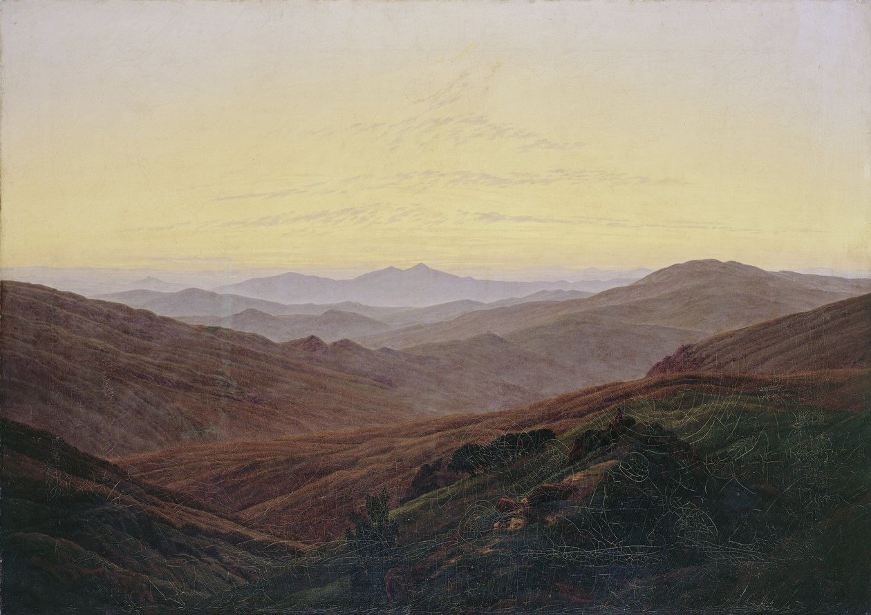 Krkonoše od Caspar David Friedrich