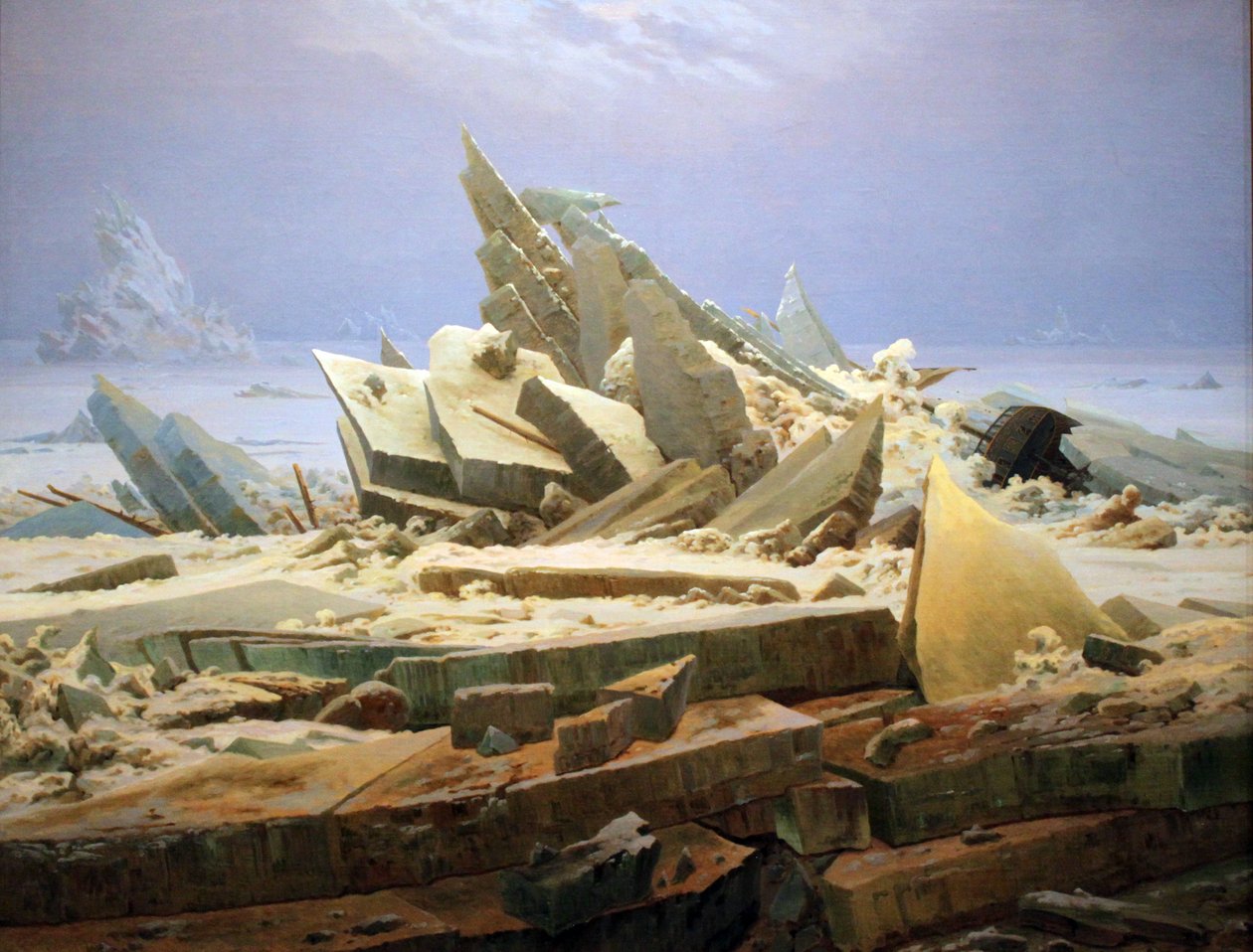 Ledové moře (Ztroskotání naděje) od Caspar David Friedrich