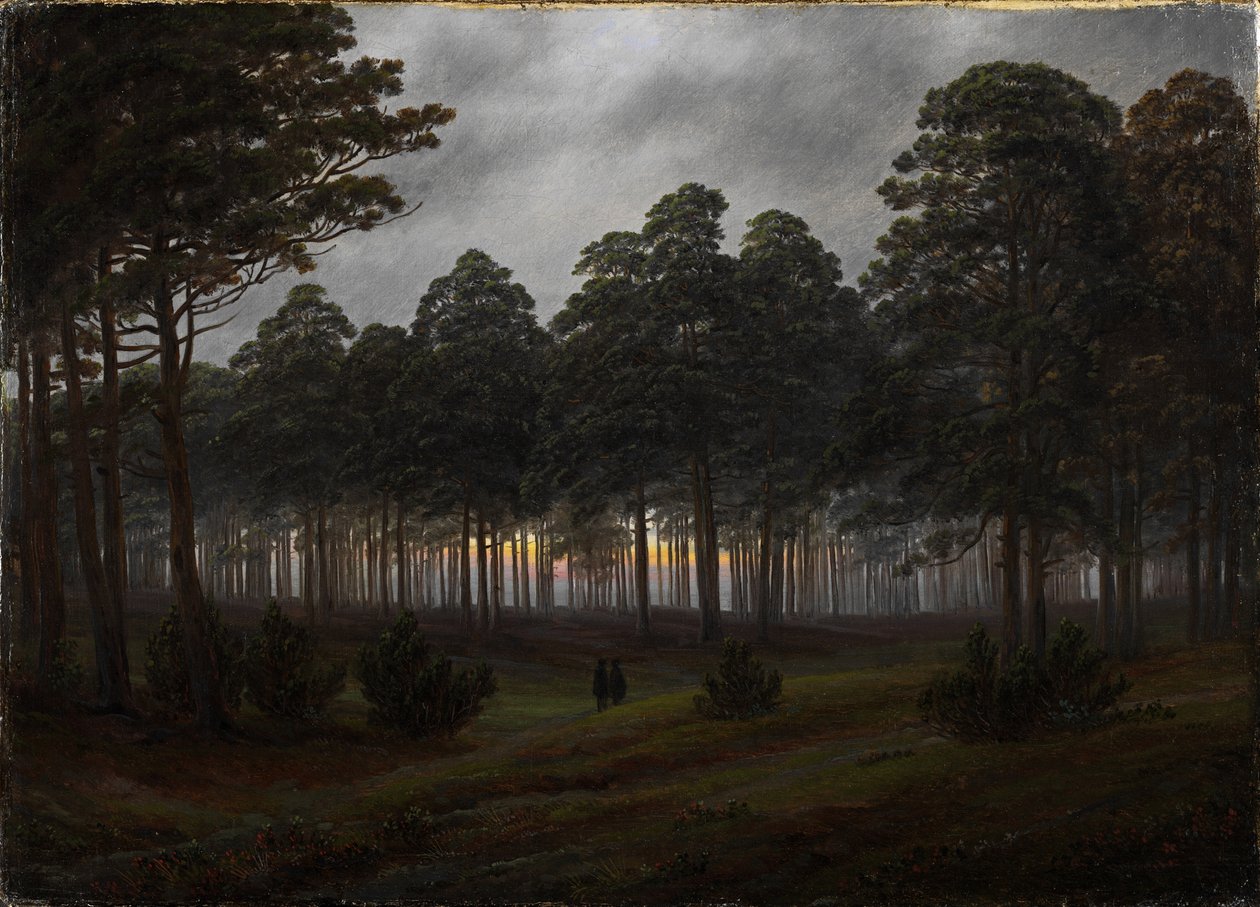 Denní doby: Večer, 1821-1822 od Caspar David Friedrich