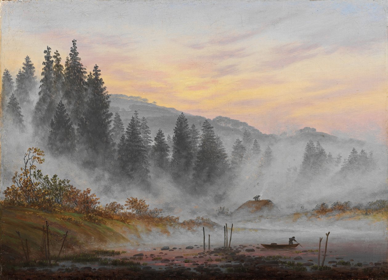 Denní časy: Ráno, 1821-1822 od Caspar David Friedrich