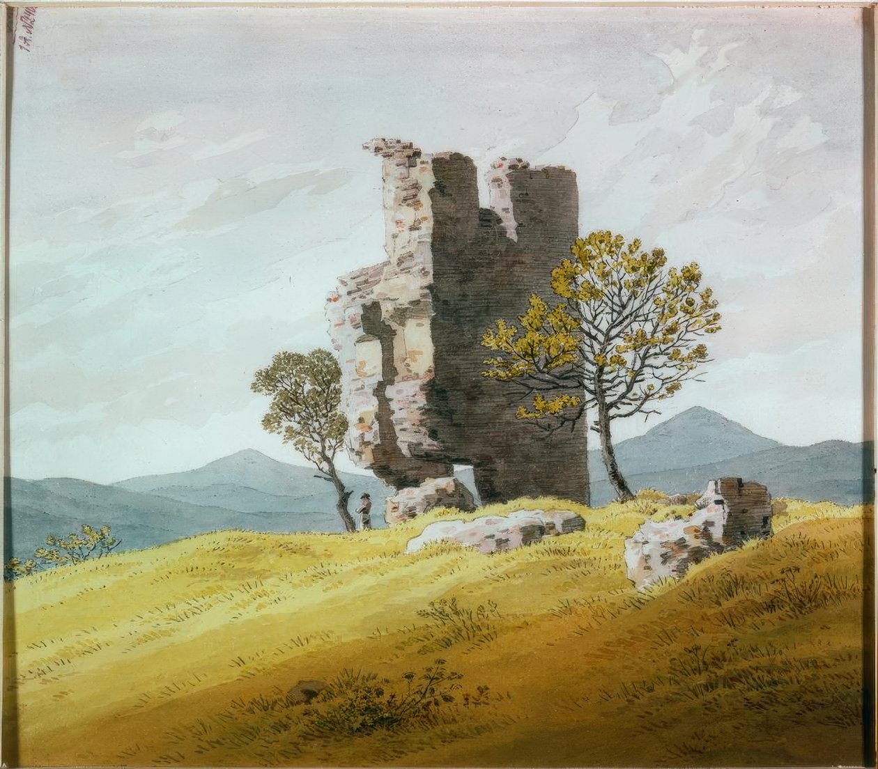 Turmruine od Caspar David Friedrich