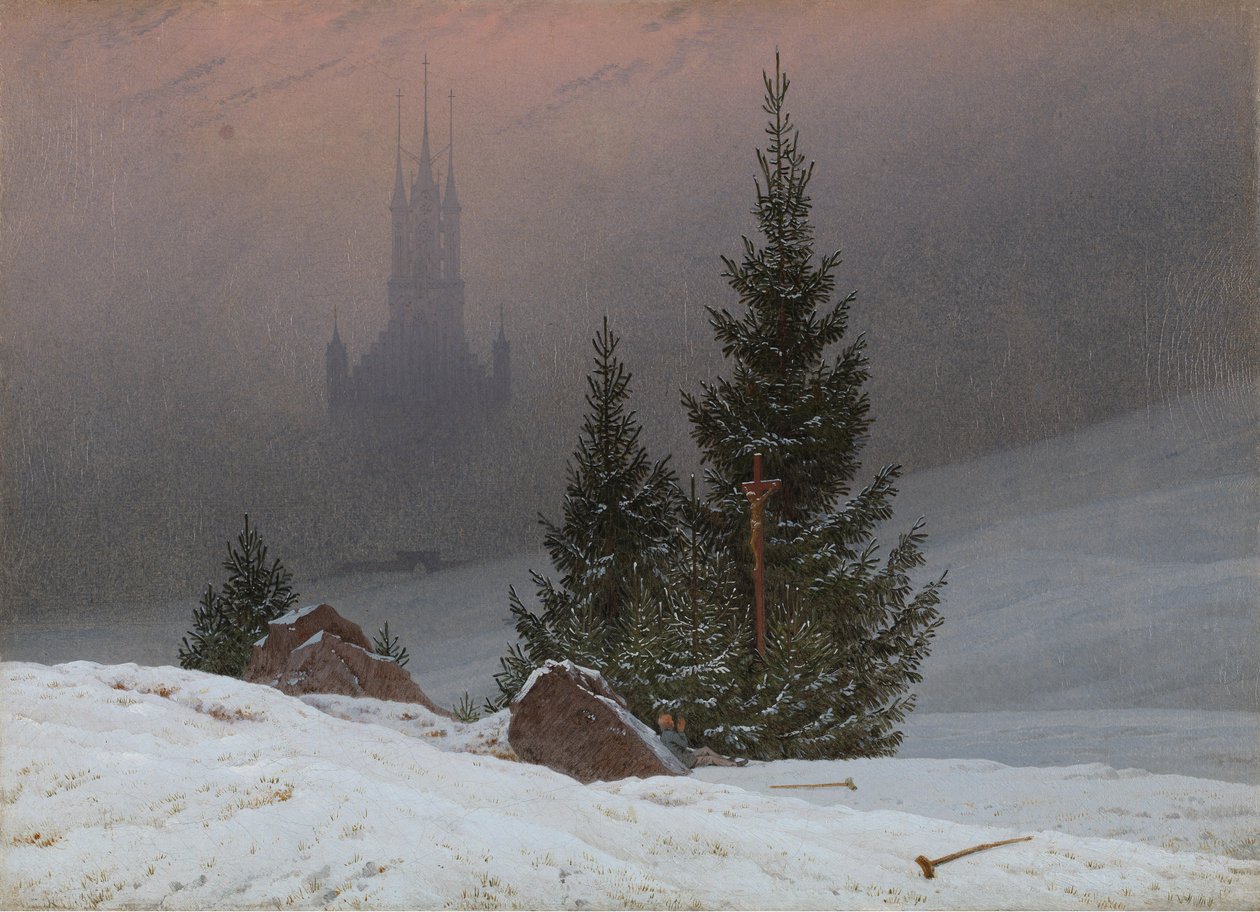 Zimní krajina od Caspar David Friedrich