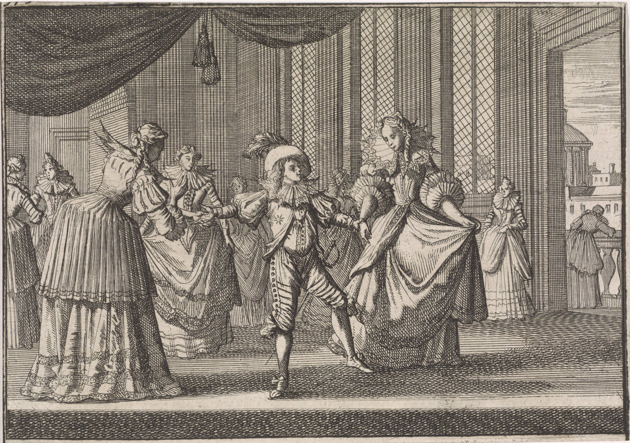Vzdělání Baltazara Karla, nejstaršího syna krále Filipa IV., 1642 od Caspar Luyken (attributed to)