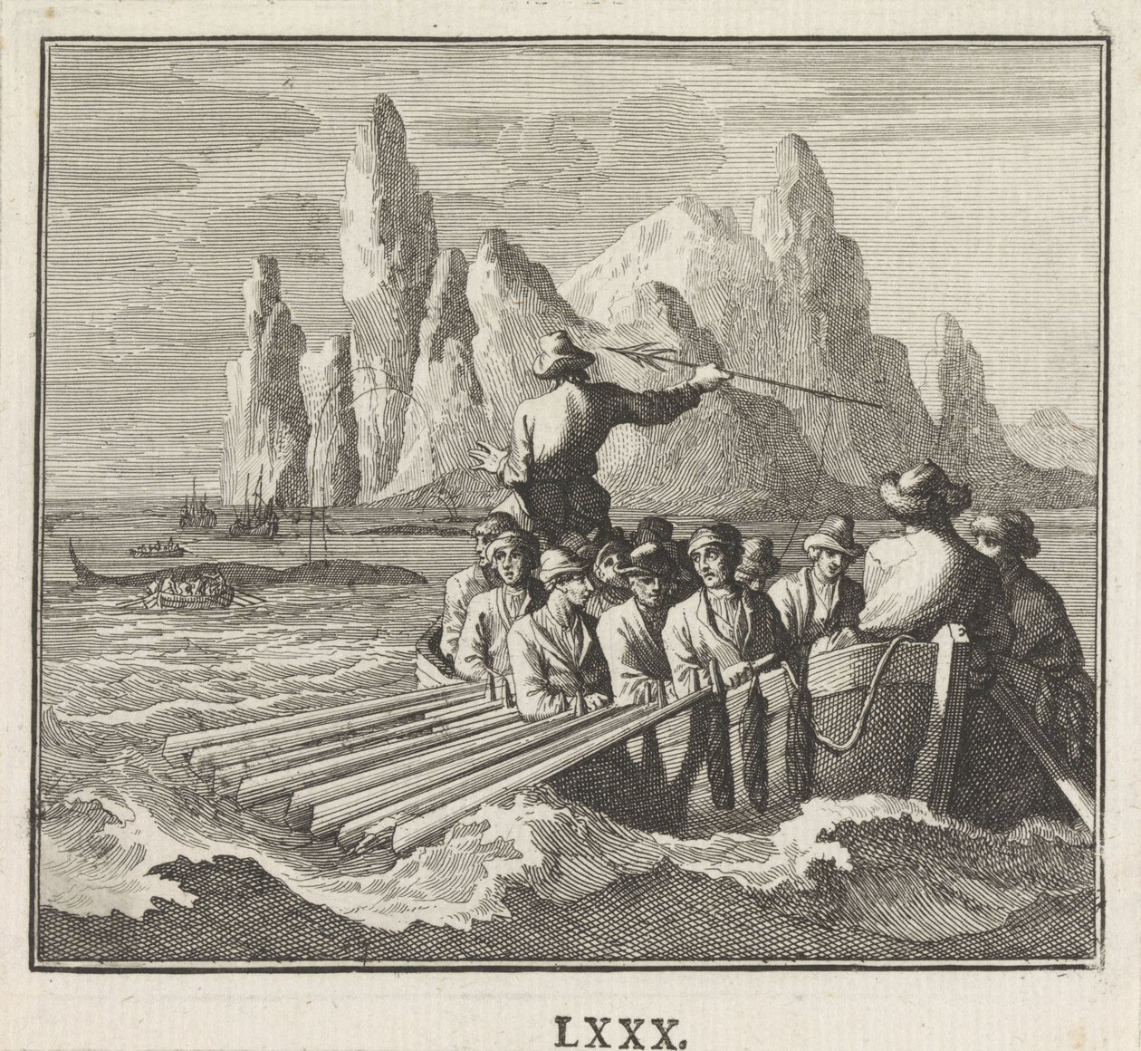 Emblém: velké ryby od Caspar Luyken
