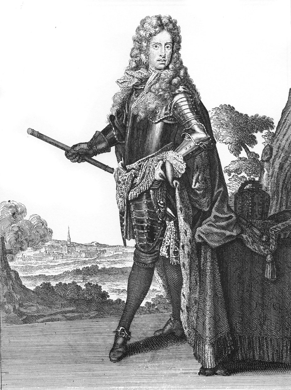 Josef I., císař Svaté říše římské 1678-1711 – Portrét císaře Josefa I. Svaté říše (1678-1711), německého římského císaře“ I – kresby Caspara Luykena – vyryl a vydal Christoph Weigel (Norimberk 1703). od Caspar Luyken