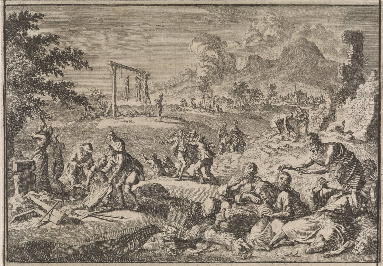 Hladomor v Německu, 1637, 1701. od Caspar Luyken