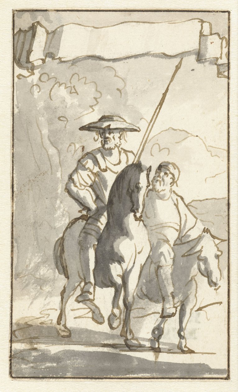 Titulní tisk Dona Quijota Návrhy pro pátý díl Histoire de l