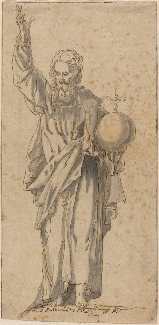 Před Kristem Us Salvatore od Caspar Meneller