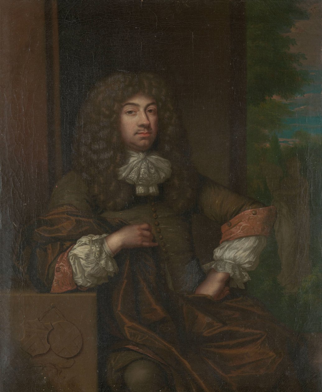 Portrét Jana Boudaena Courtena (1635-1716), pána St. Laurens, Schellach a Popkensburg, soudce a konšel z Middelburgu od Caspar Netscher (copy after)