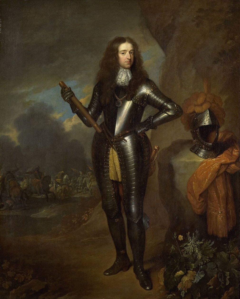 Vilém III. (1650-1702), princ Oranžský a od roku 1689 anglický král od Caspar Netscher (copy after)