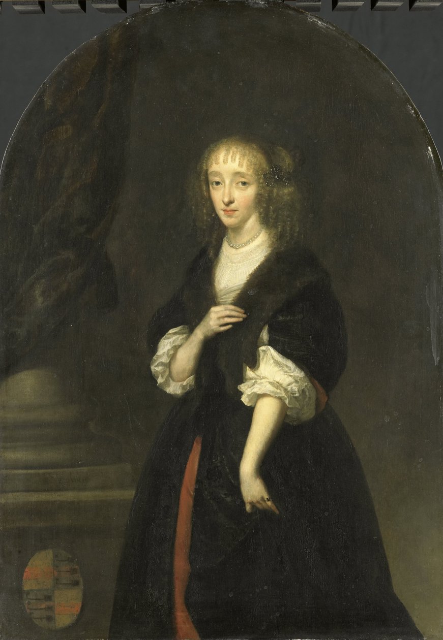 Portrét Jacoby Bickerové (1640-95), manželky Pietera de Graeffa od Caspar Netscher