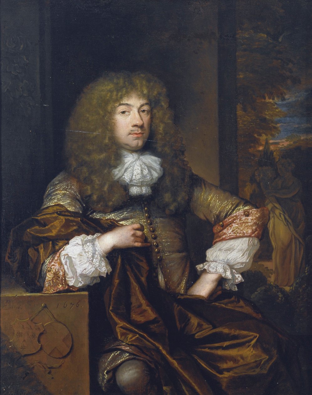 Portrét Jana Boudaena Courtena (1635-1716) od Caspar Netscher