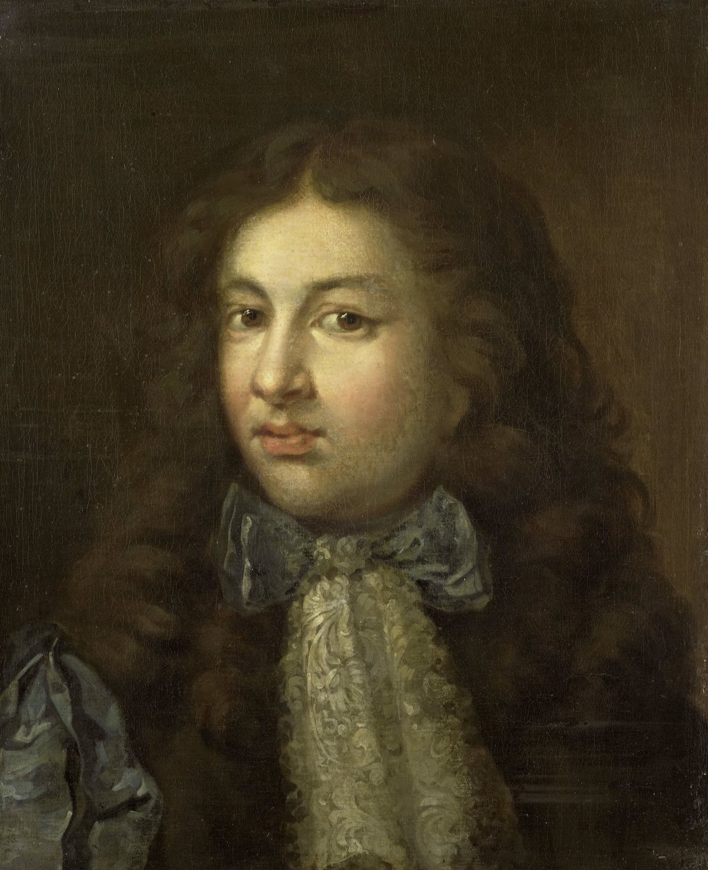 Portrét Thedoora Netschera (1661-1728), umělcova nejstaršího syna od Caspar Netscher
